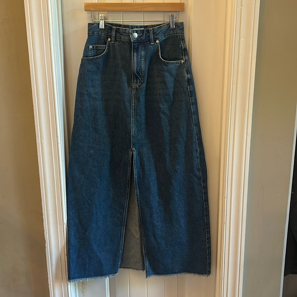 Pilcro Dresses & Skirts - Anthropologie Pilcro denim maxi skirt